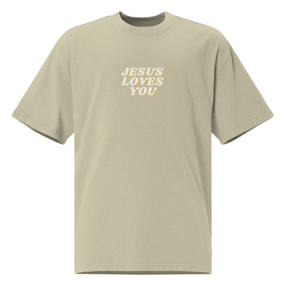 JESUS LOVES YOU | Oversized Faded T-shirt